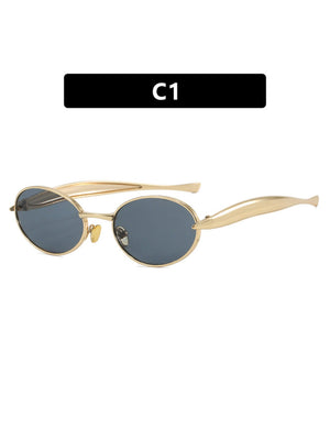 Small Oval-shaped Sunglasses