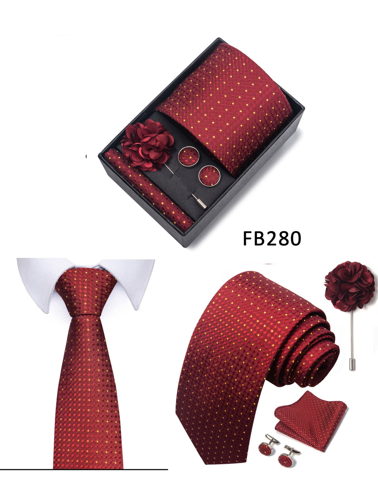 Ties Corsage Accessories Set