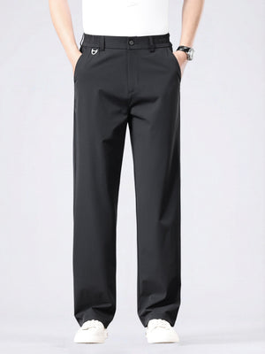 Straight-fit Anti-wrinkle Pants