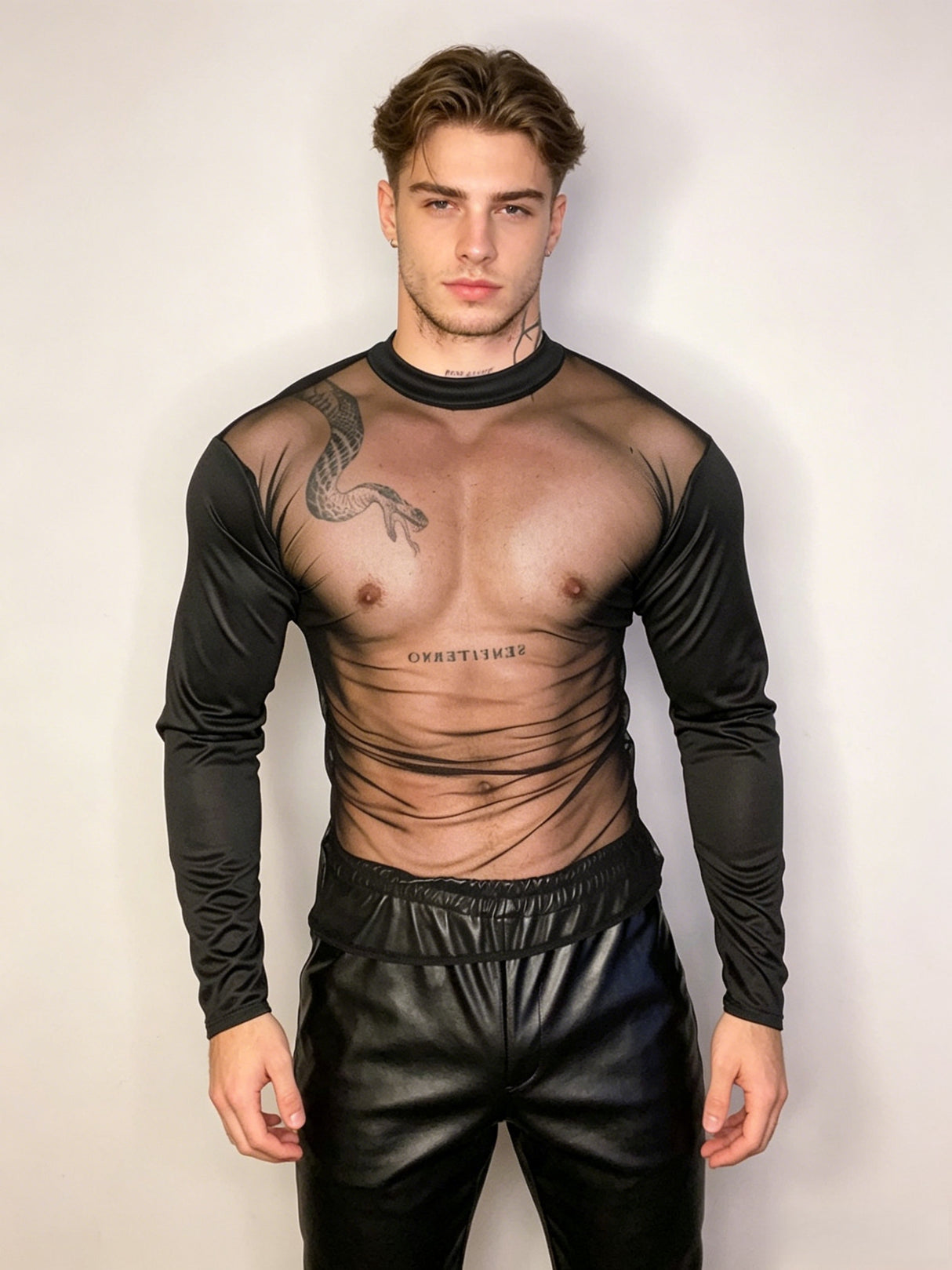 Sexy Mesh Perspective Lightweight T-shirts