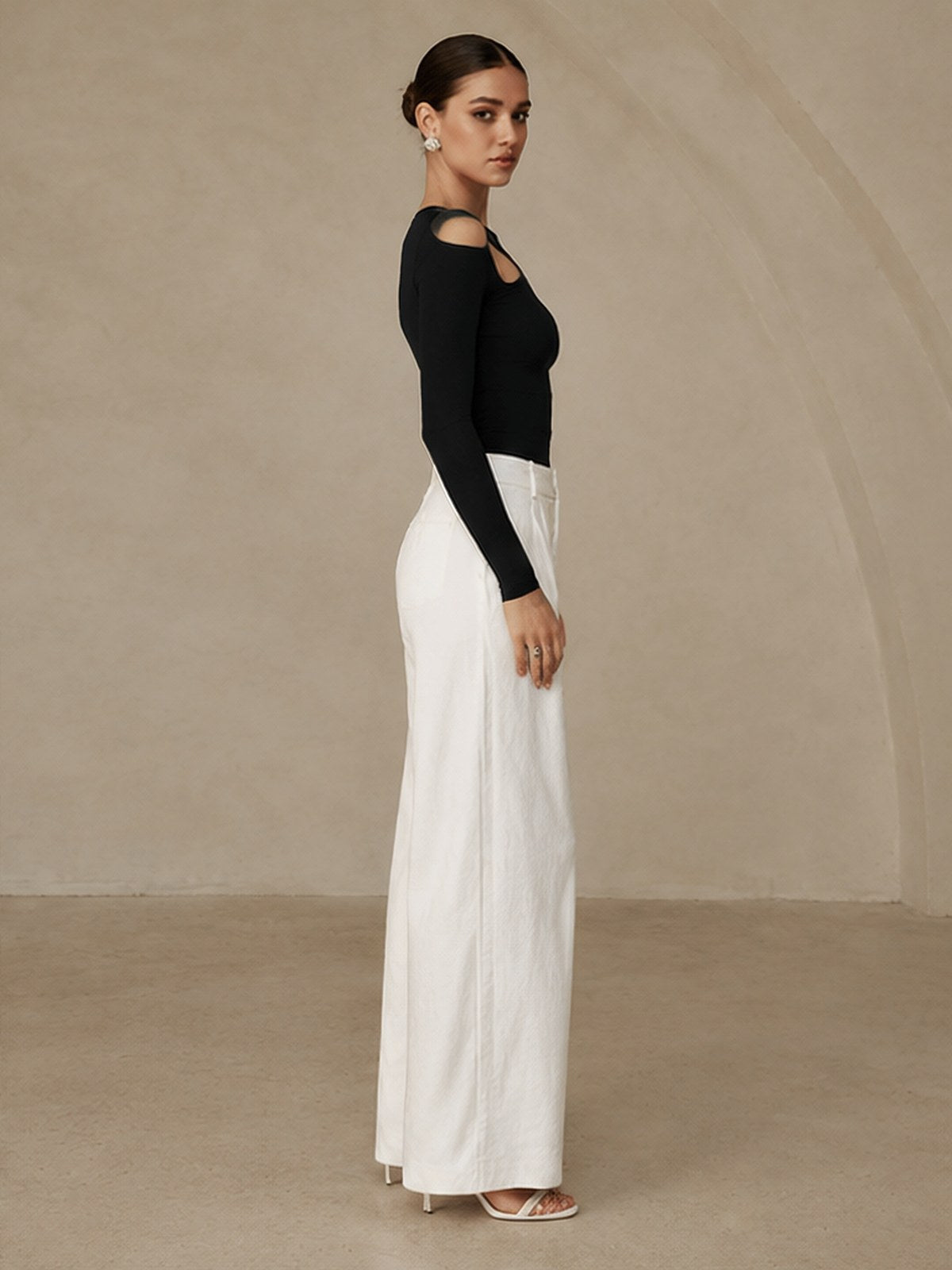 Simple High-waisted Jumpsuit