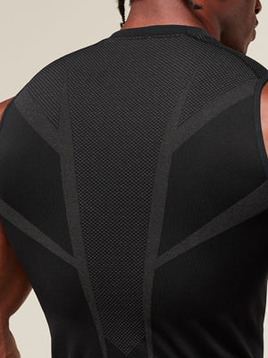 GYMSHARK Fitness Stretch Breathable Tight Tank Tops
