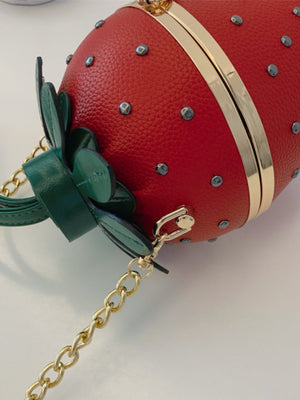 Strawberry Design Fun Crossbody Bag