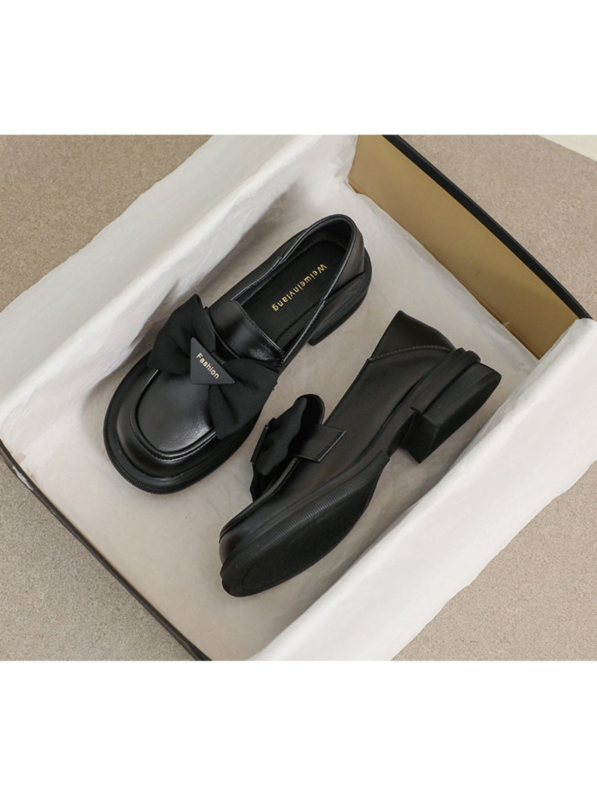 Liber Spring and Autumn Bowknot Women's Loafers