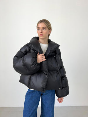 Trendy Puffer Jacket/Padded Coat - Street Style Short Hooded Puffer Jacket