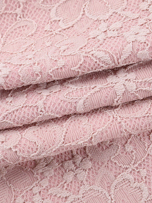 Fishbone Lace Ribbon Sexy Backless Suspender Short Dress