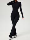 Zipper Long Sleeve Yoga High Strength Fitness All-in-one Tight Fit Bodysuit