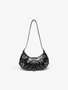 Stylish And Edgy Motorcycle Studded Shoulder Bag