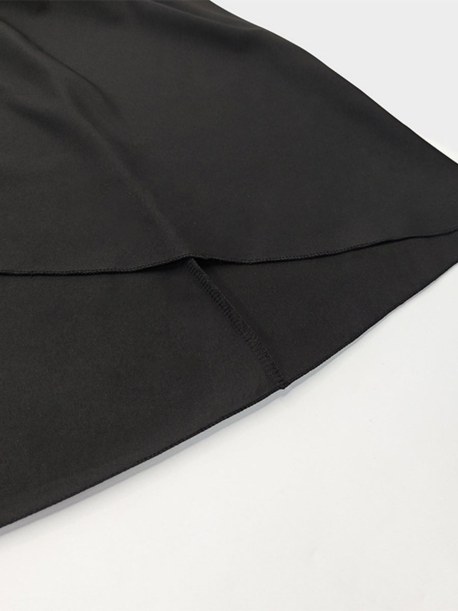 Black Elegant Camisole Formal Dress Maxi Dresses