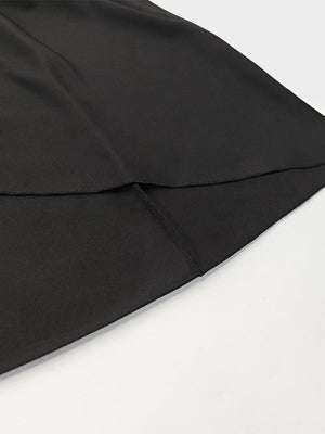 Black Elegant Camisole Formal Dress Maxi Dresses