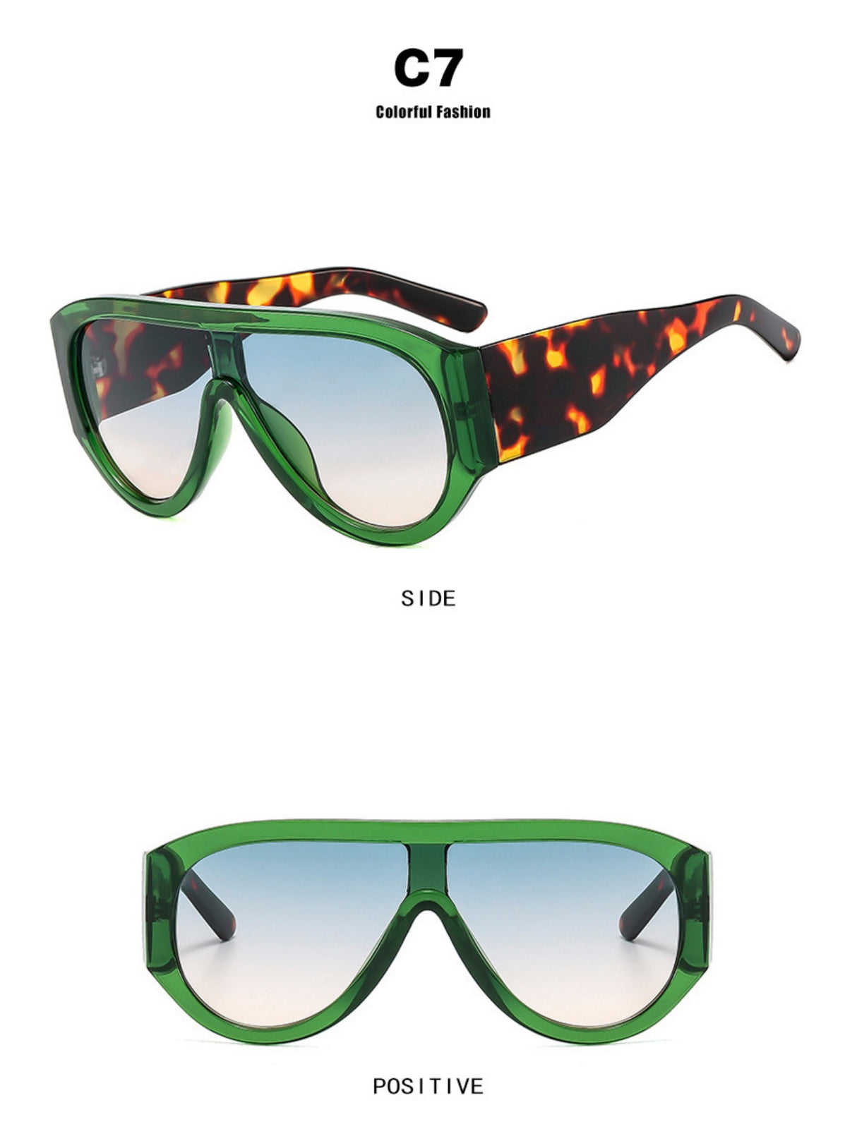 Full-rimmed Aviator Sunglasses