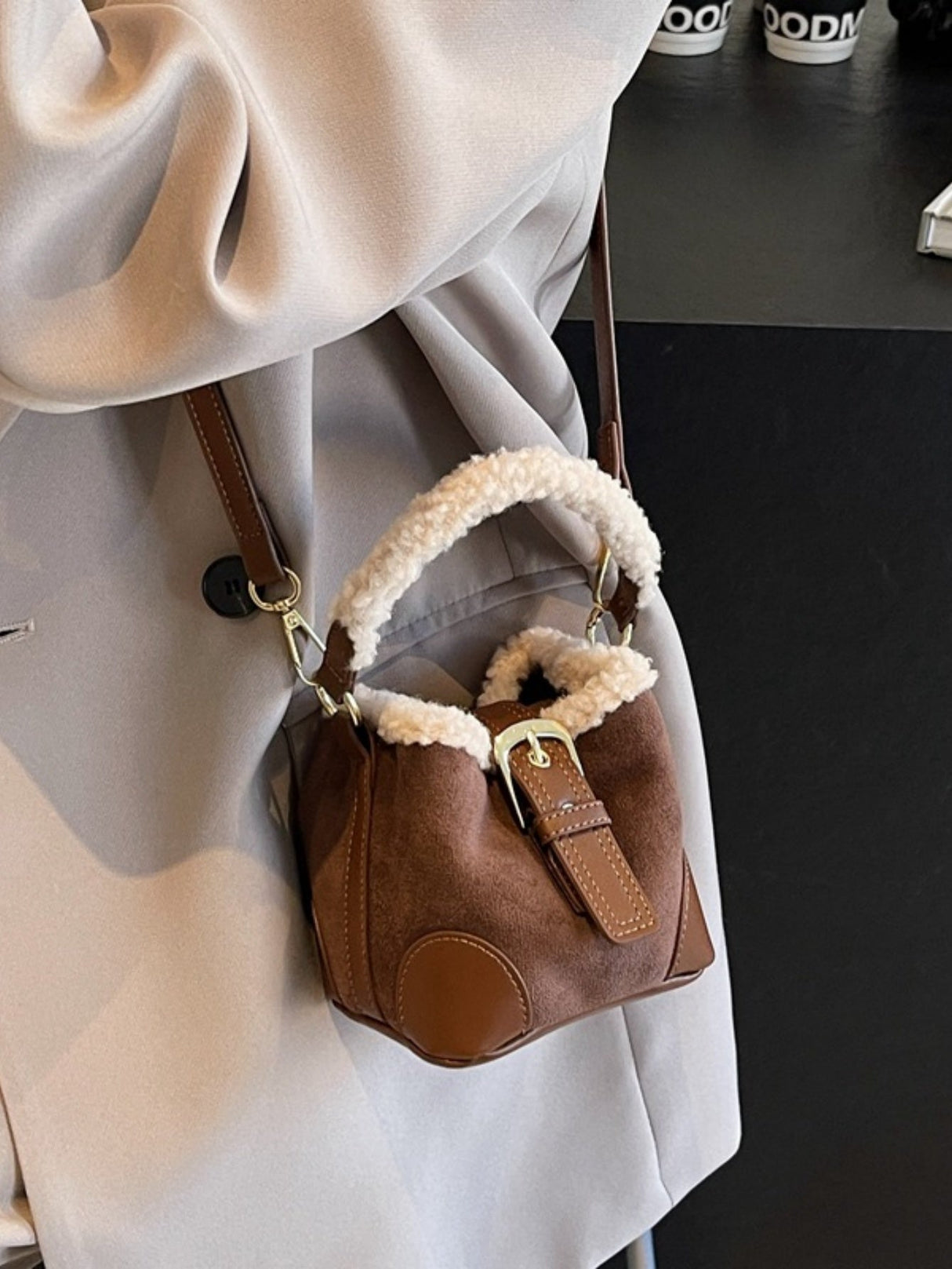 Plush Mini Crossbody Bag