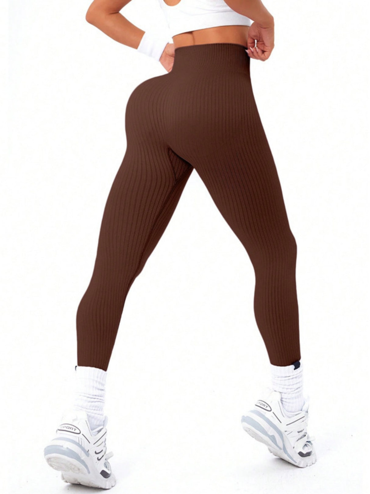 Thread Exercise Yoga Fitness High-waisted, Tummy-flattening Elastic Pants