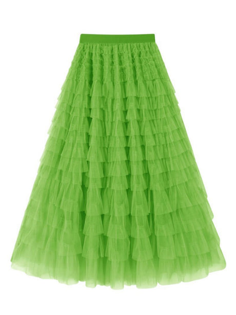 Mesh Multi-story Sweet Cake Skirt