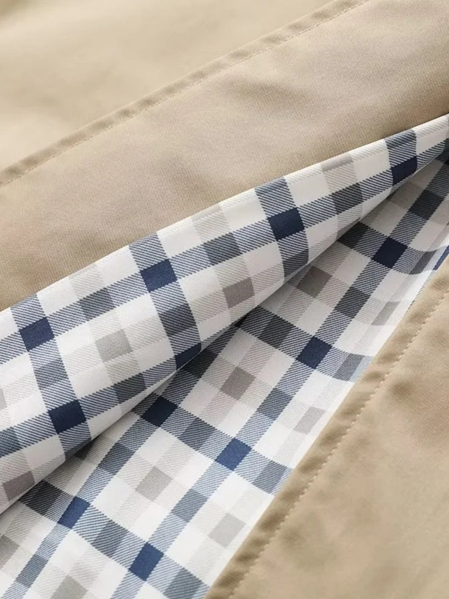 Old Lattice lining Mid-length Trench Coats