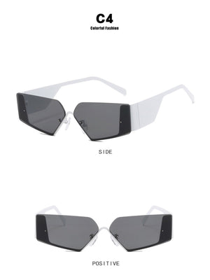 Lunettes de soleil futuristes sans monture