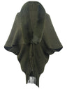 Fur Collar Tassel Cloak Cardigans