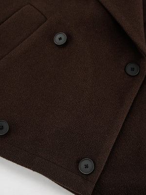 Liber Autumn Women's Woolen cloth Solid Color Jackets