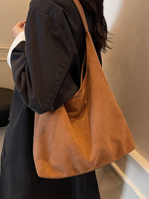 Large Capacity Suede Shoulder Bag