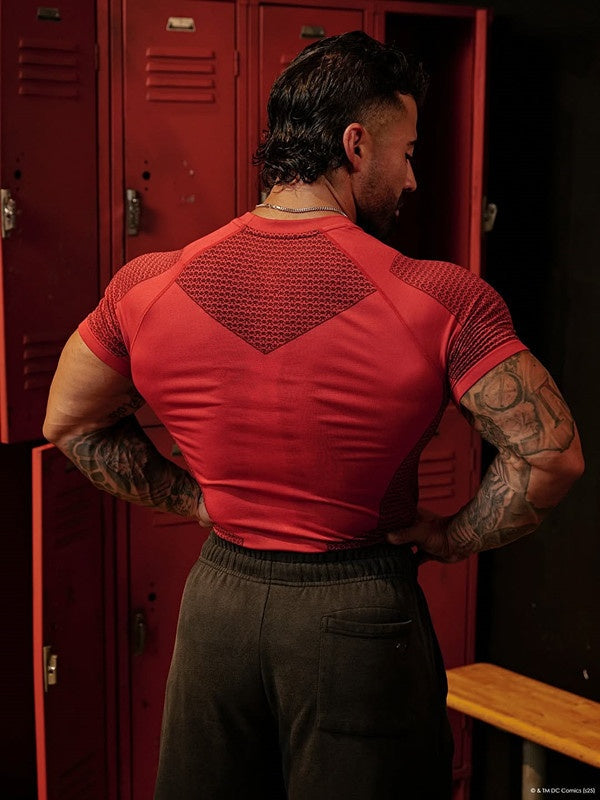 YOUNGAL Fitness Sports Quick-drying Breathable Tight T-shirts