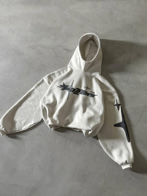 Liber Autumn Women's Painting Letter Sweatshirts&Hoodies