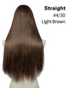 U-shaped Half-head Wig With Seamless Hair Extensions, One-piece Long Straight Wig