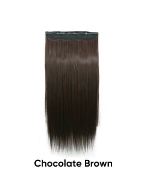 Seamless, Invisible, One-piece Long Straight Wig With Fluffy Hair