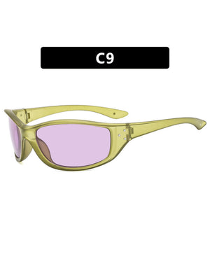 Full-rimmed, Uniquely Shaped Fashion Glasses