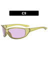 Full-rimmed, Uniquely Shaped Fashion Glasses