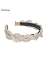 Braided Headband, Wide-brimmed Three-strand Sandwich Wig