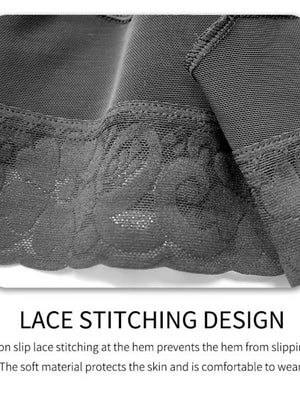 Taillenkorsett mit Knöpfen, Bauchformer aus Spitze, Shapewear-Bodys