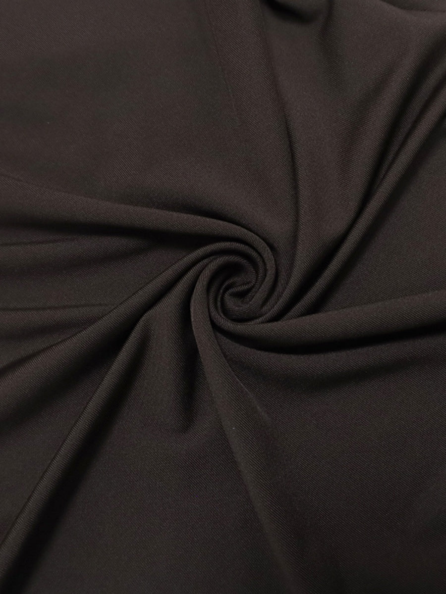 Gathering Tight Fit Long Sleeve Parties Mini&Short Dresses