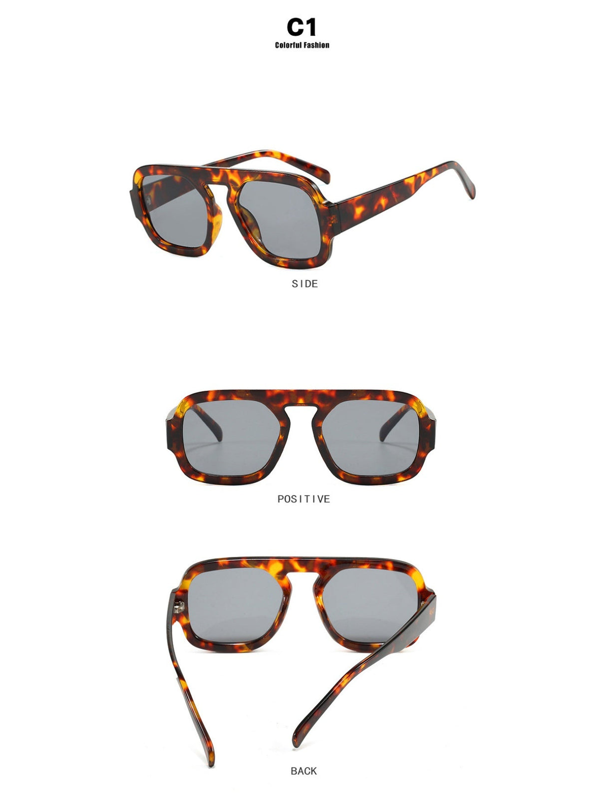 Leopard Print Sunglasses