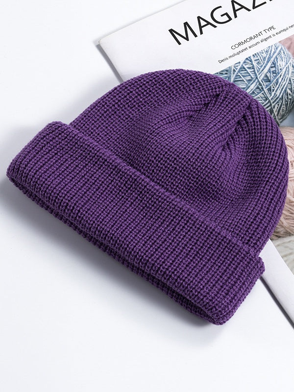 Bonnet à revers uni