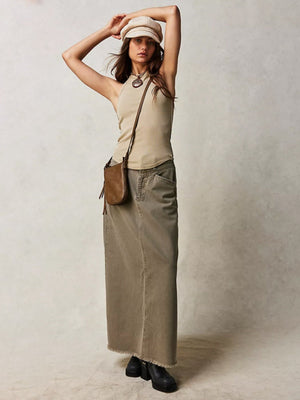 Liber Summer Women's Solid Color Jeans