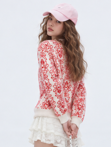 Jacquard Love Sweaters