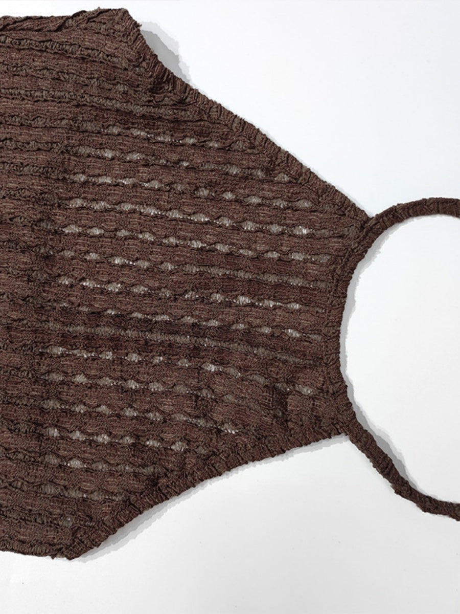 【EXPÉDITION NORMALE】Robes maxi moulantes sans manches à col montant en maille