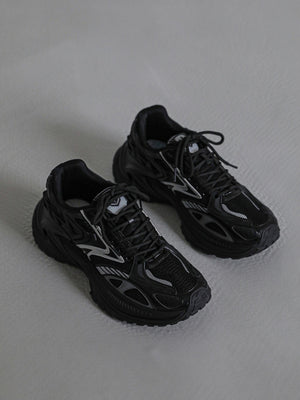 Color-blocked Platform Sneakers