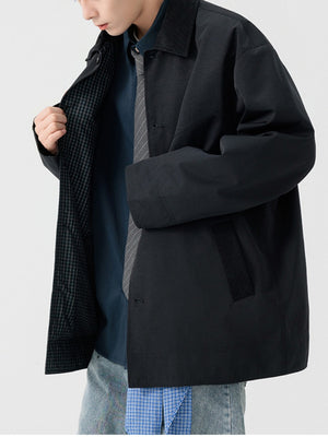 Retro Loose-fit Windproof Trench Coats