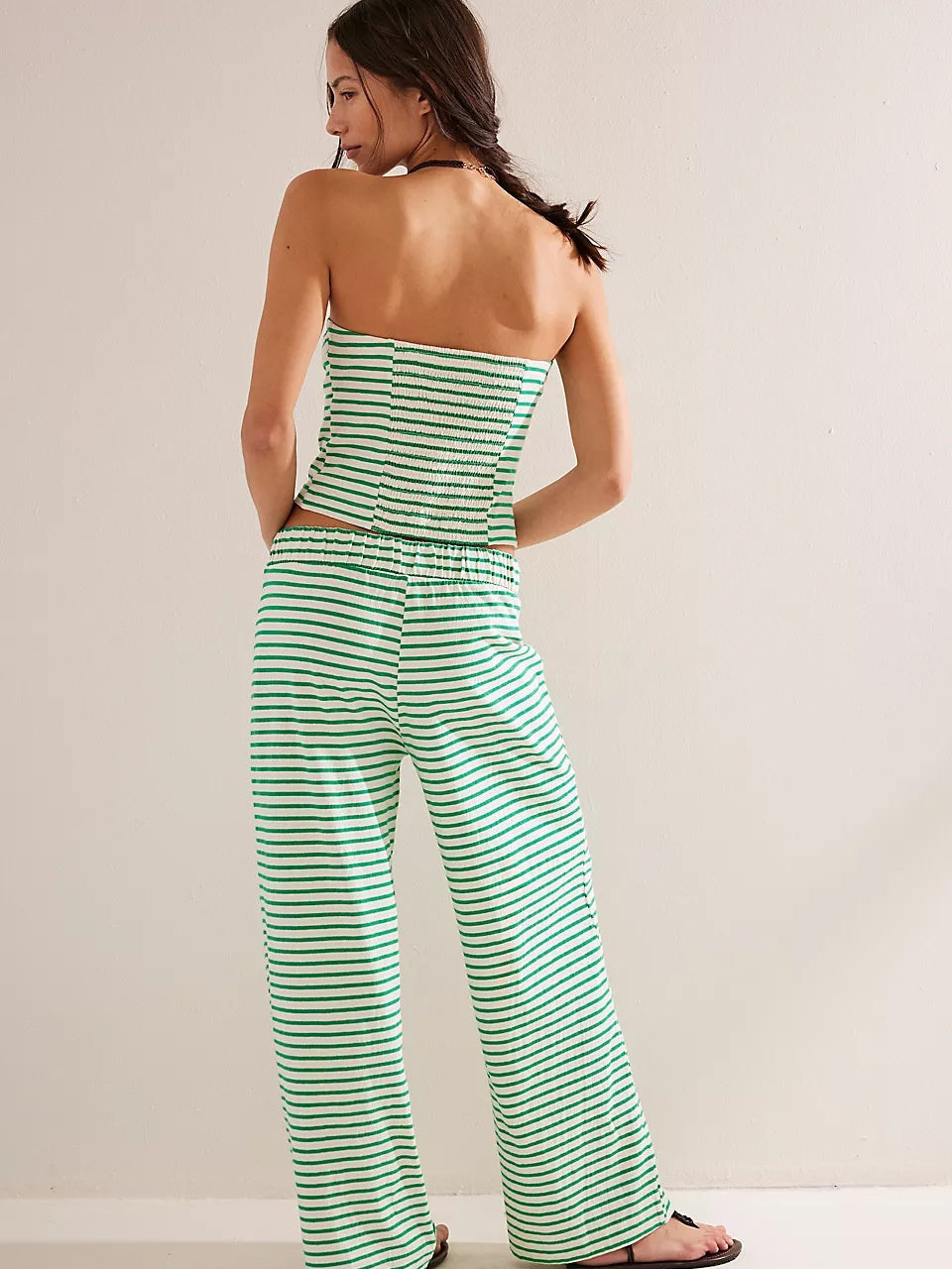Sexy Slim Fit Casual Striped Suit