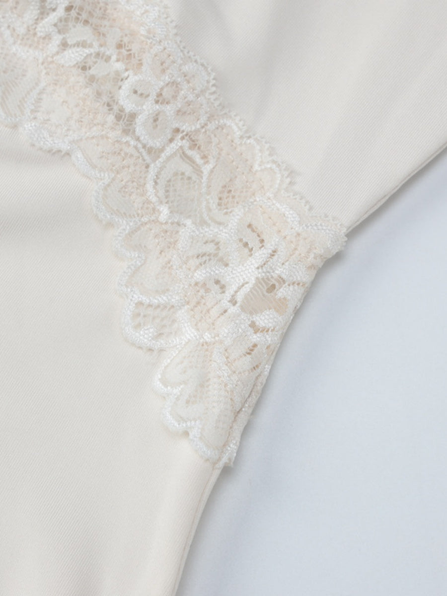 Women's Lace stitching V-neck Maxi Dresses