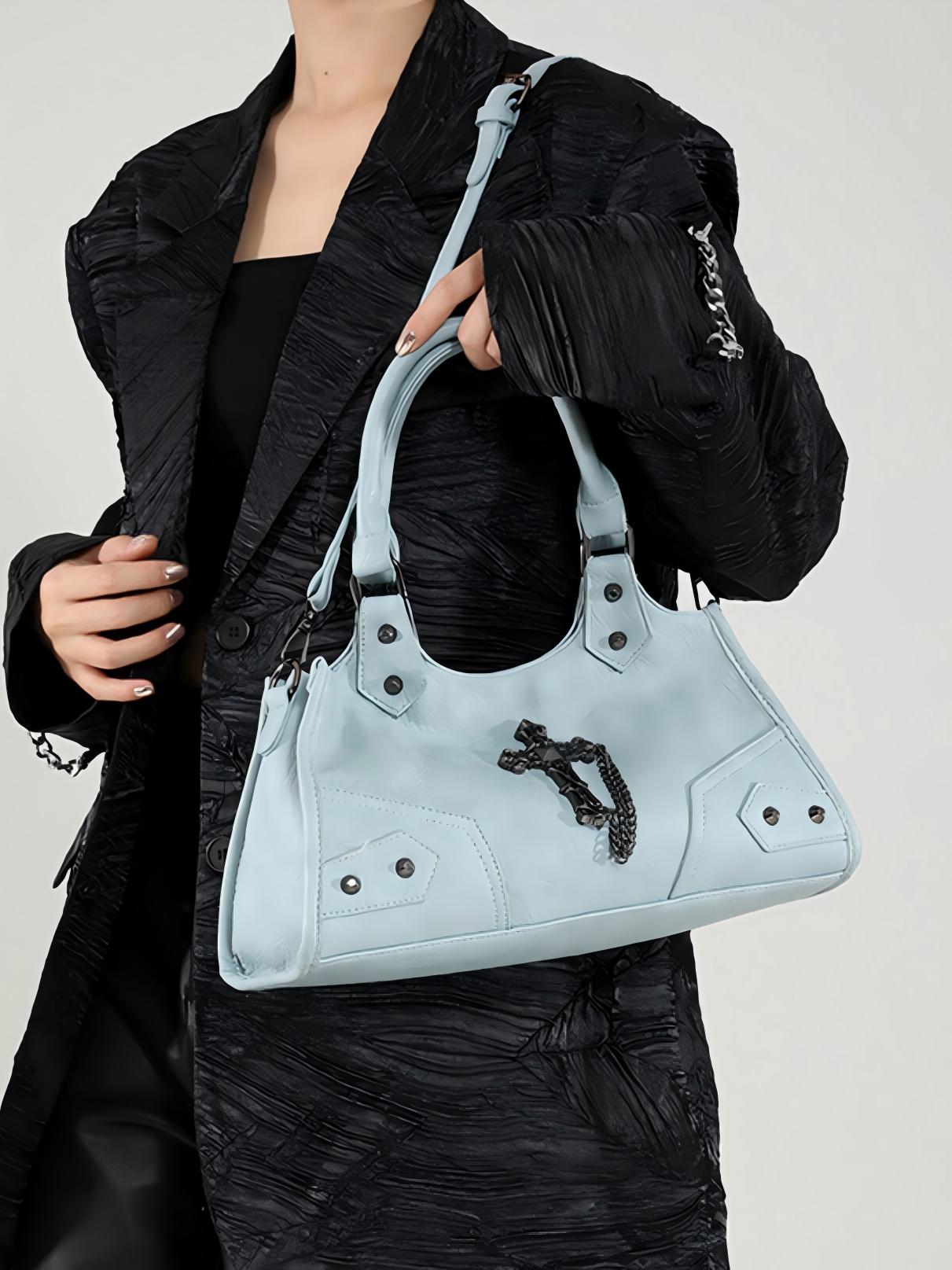 It's A Chain-studded Handbag.