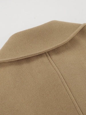 Liber Autumn Women's Woolen coat Solid Color Coats