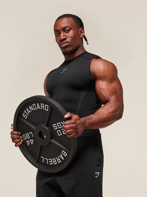 GYMSHARK Fitness Stretch Breathable Tight Tank Tops