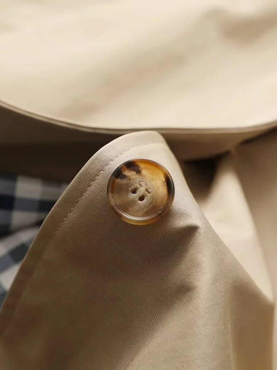 Old Lattice lining Mid-length Trench Coats