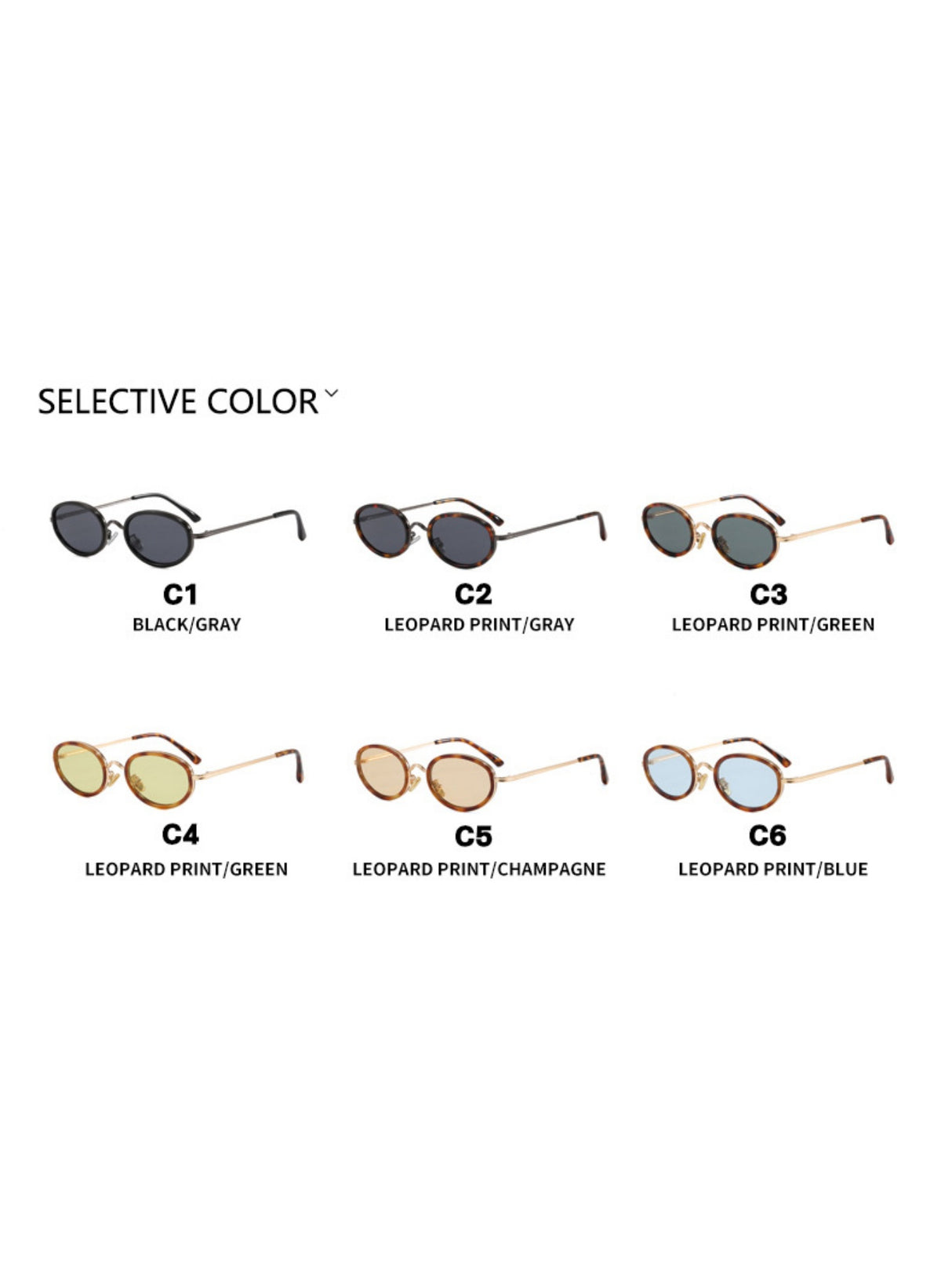 Full-frame Oval Sunglasses