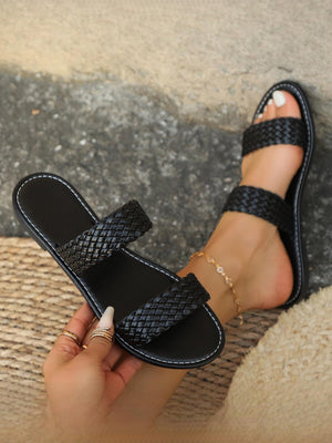Woven Flat Sandals