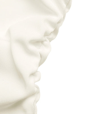 Solid Color Turtleneck Long-sleeved Short-sleeved Fitted T-shirt