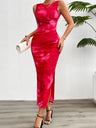 Printed Hip-hugging Sexy Maxi Dresses