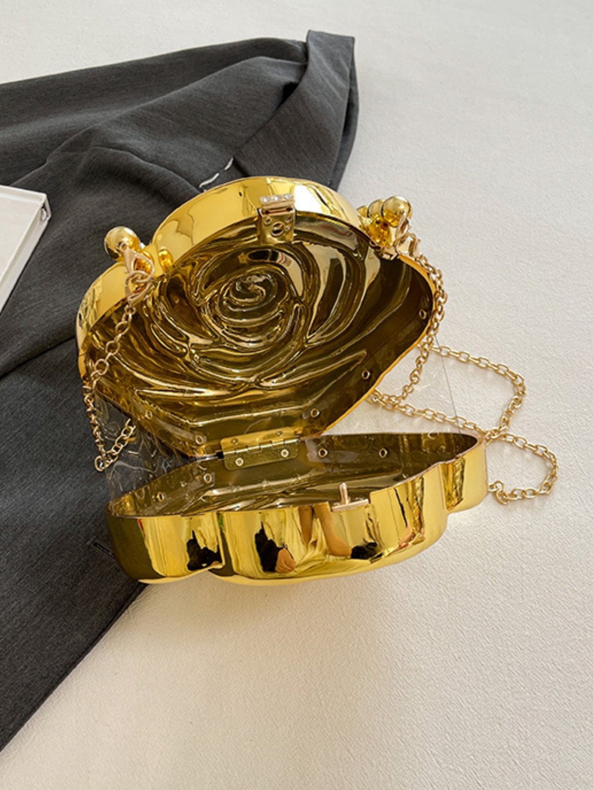 Floral Evening Shoulder Bag